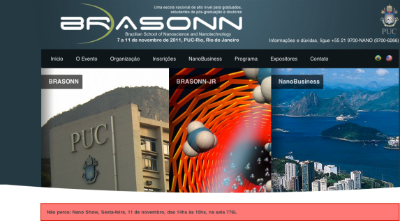nanotecnologia no Brasil, Brazilian School Of Nanoscience and Nanotechnology, Brasonn